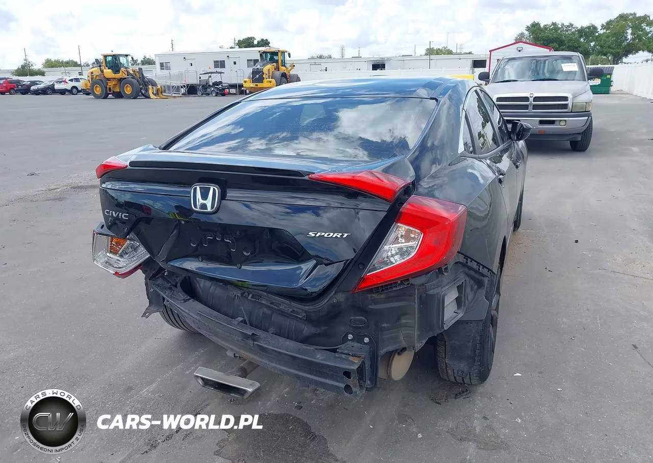 2020 Honda Civic Sport VIN:19XFC2F89LE019152 - 4
