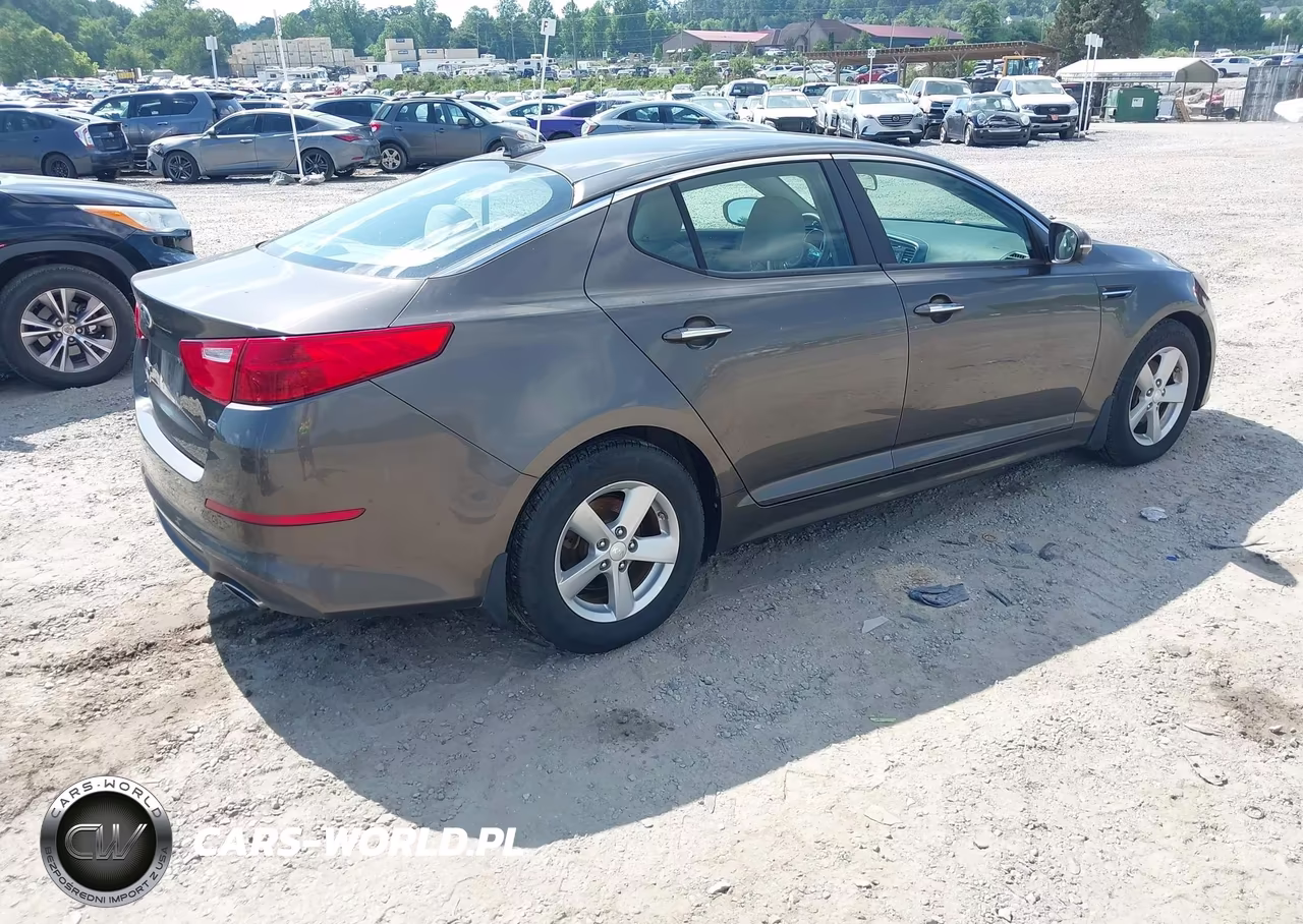 2014 Kia Optima Lx VIN:5XXGM4A71EG317510 - 4