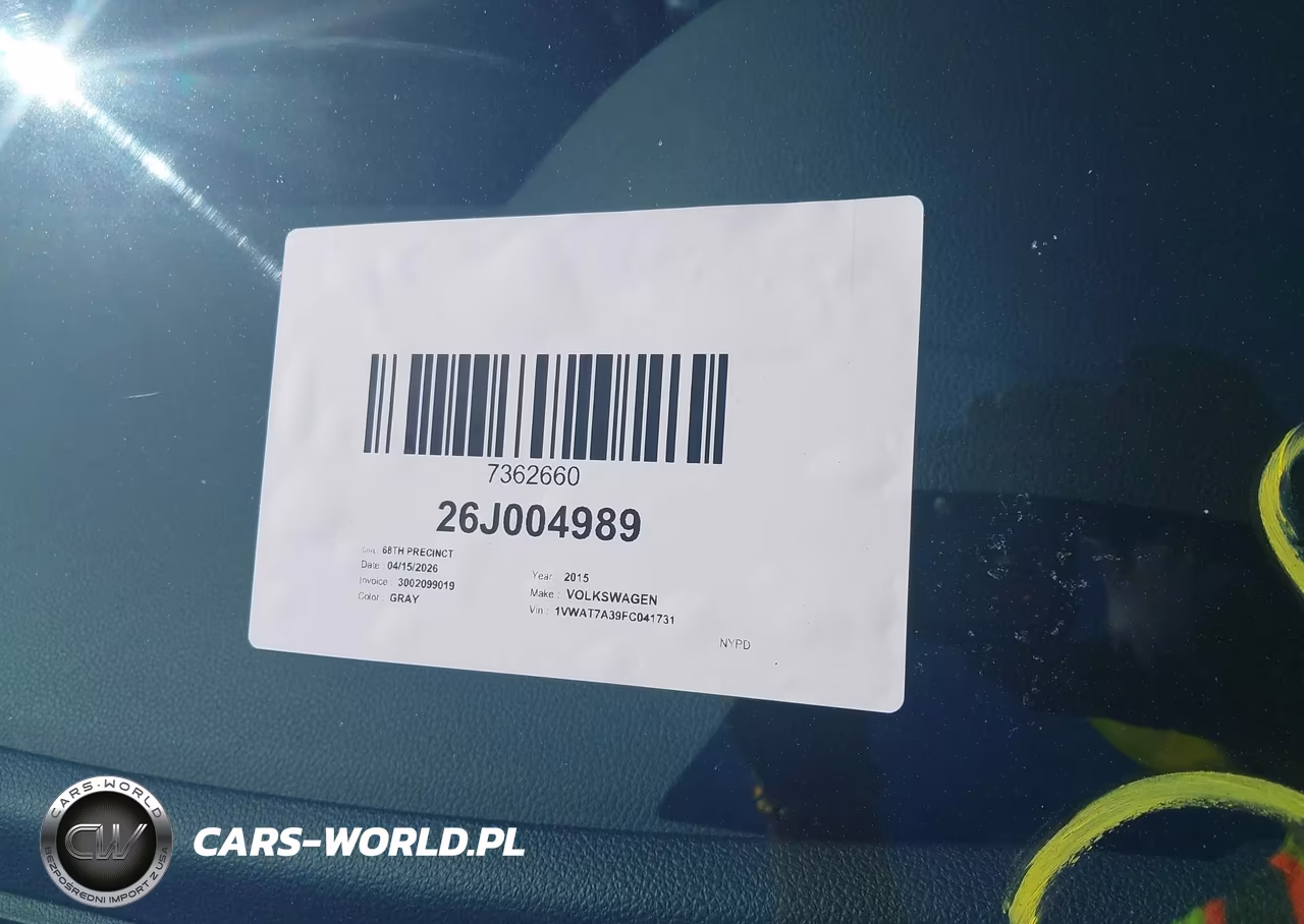 2015 Volkswagen Passat 1.8T S VIN:1VWAT7A39FC041731 - 13
