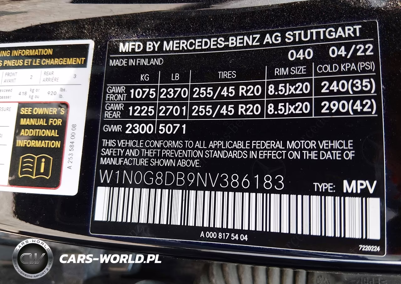 2022 Mercedes-Benz Glc 300 Suv VIN:W1N0G8DB9NV386183 - 9