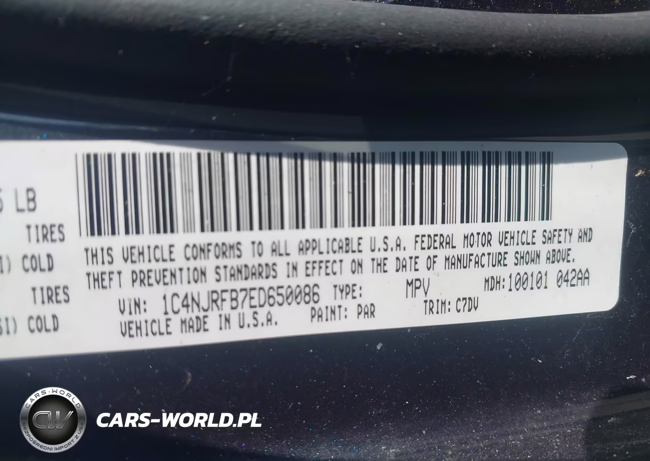 2014 Jeep Patriot Latitude VIN:1C4NJRFB7ED650086 - 9