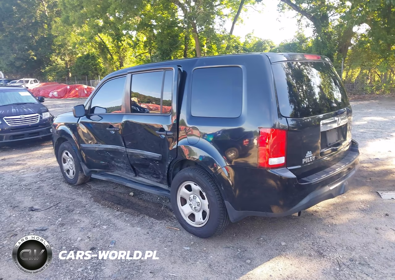 2012 Honda Pilot Lx VIN:5FNYF4H2XCB056662 - 3