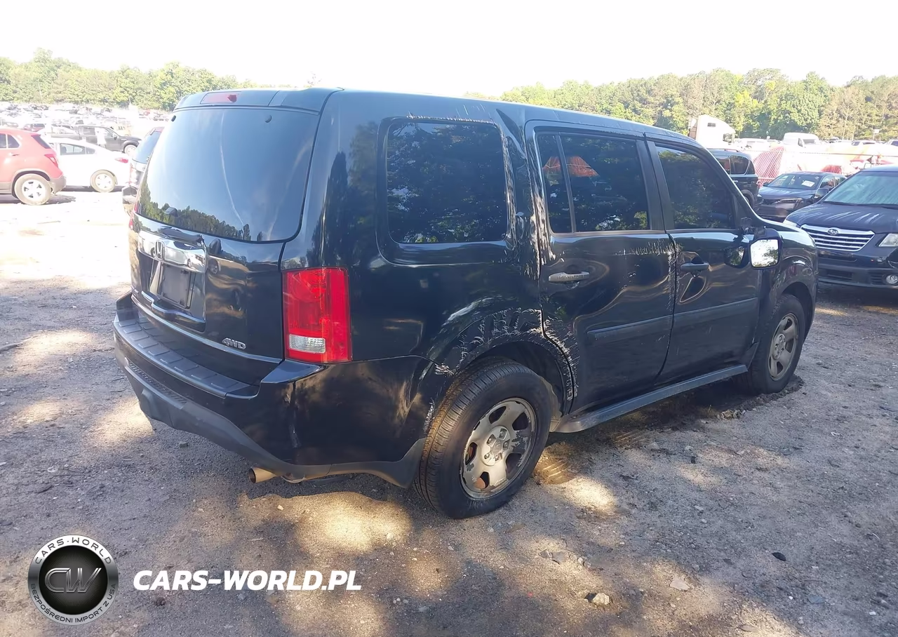 2012 Honda Pilot Lx VIN:5FNYF4H2XCB056662 - 4