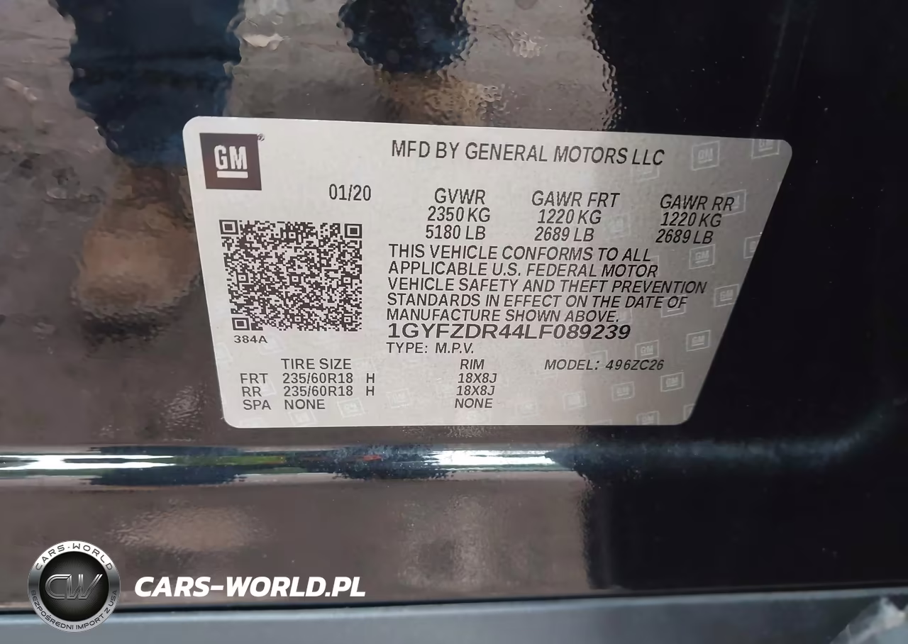 2020 Cadillac Xt4 Awd Premium Luxury VIN:1GYFZDR44LF089239 - 9