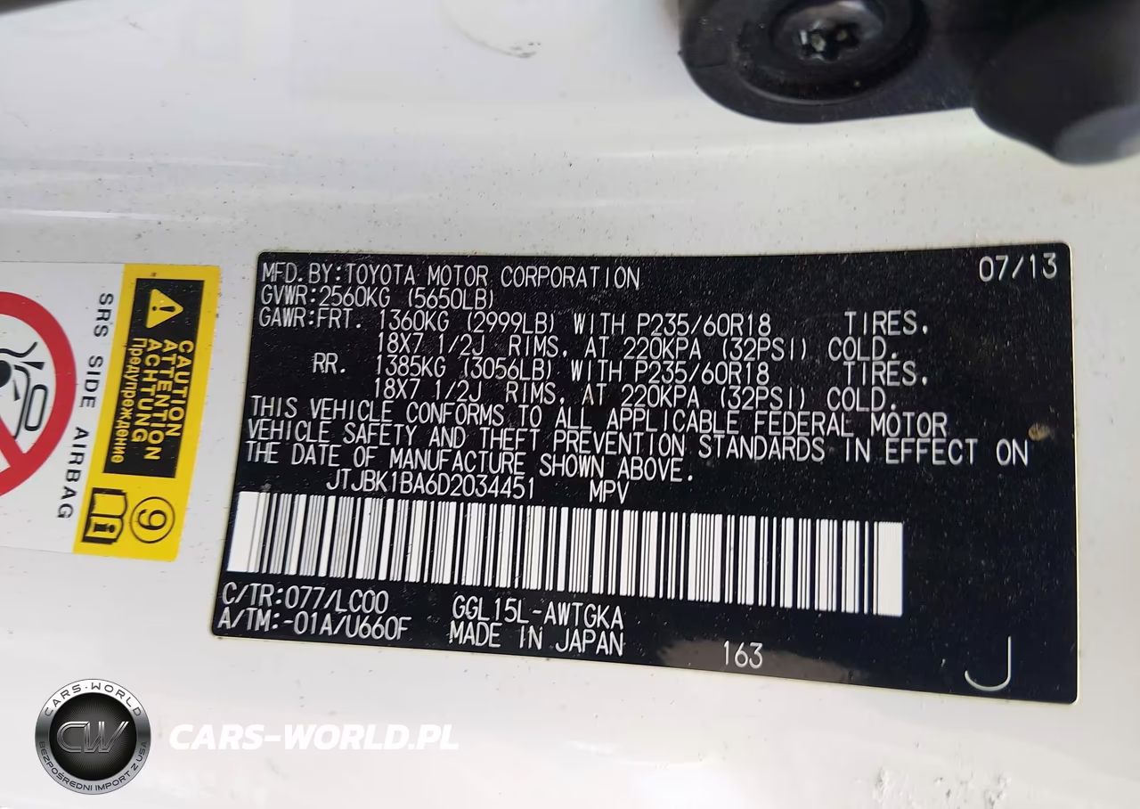 2013 Lexus Rx 350 VIN:JTJBK1BA6D2034451 - 9
