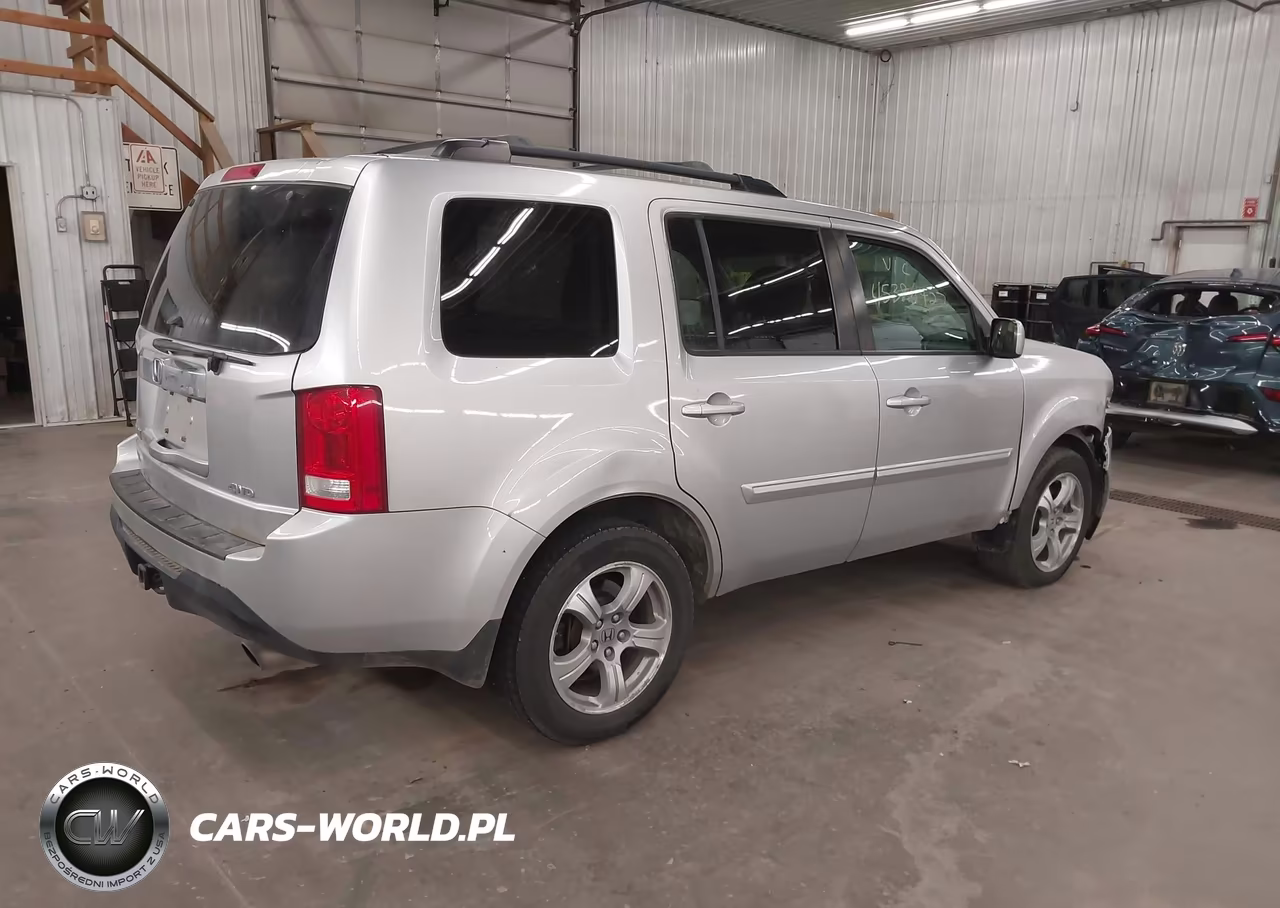 2014 Honda Pilot Ex-L VIN:5FNYF4H51EB001286 - 4