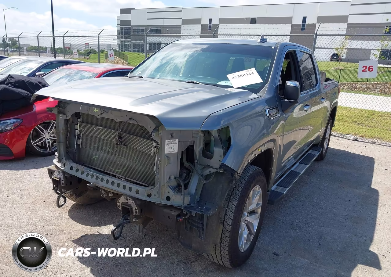 2021 GMC Sierra 1500 4Wd Short Box Slt VIN:3GTU9DED3MG247394 - 2