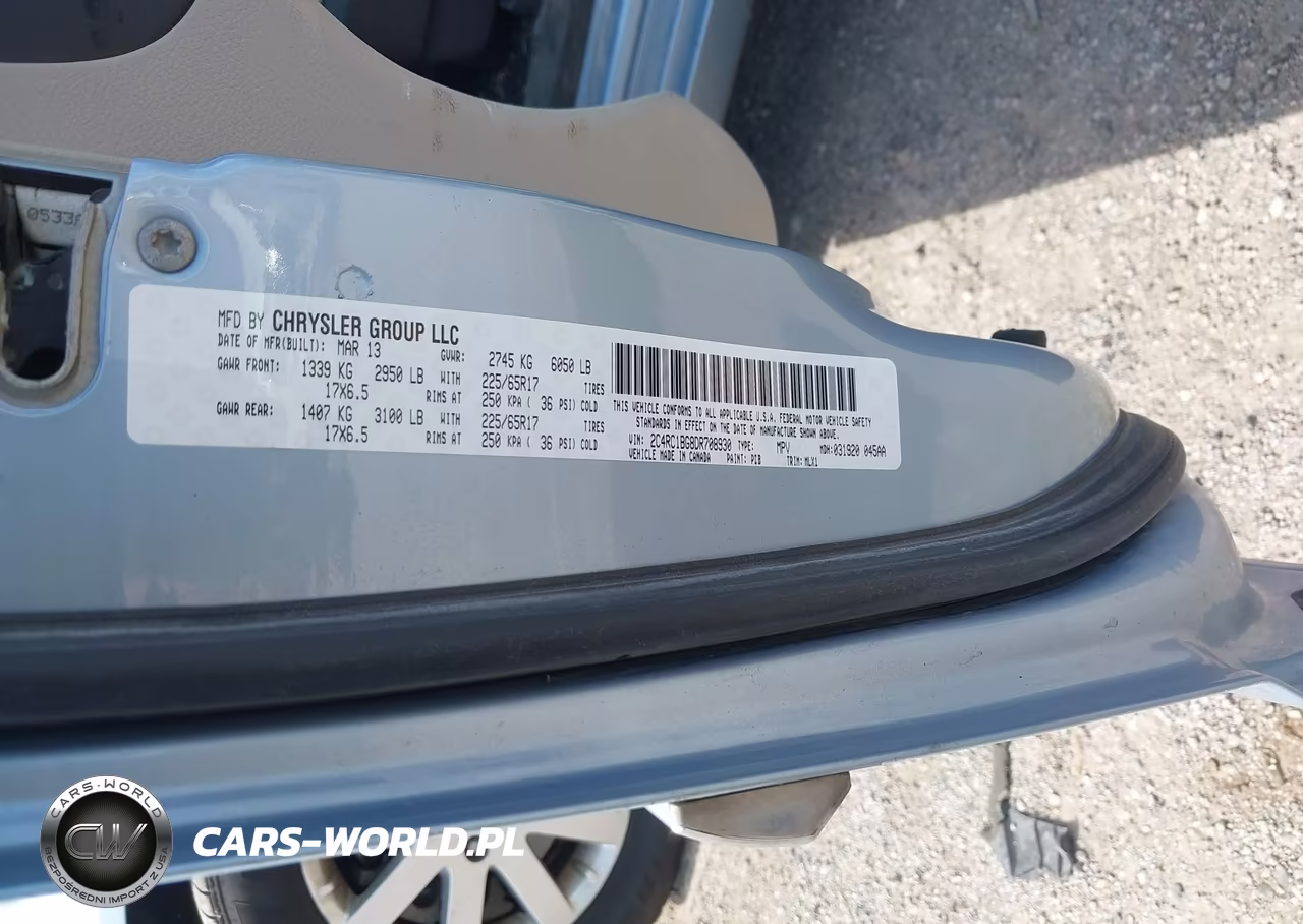 2013 Chrysler Town & Country Touring VIN:2C4RC1BG8DR708930 - 9