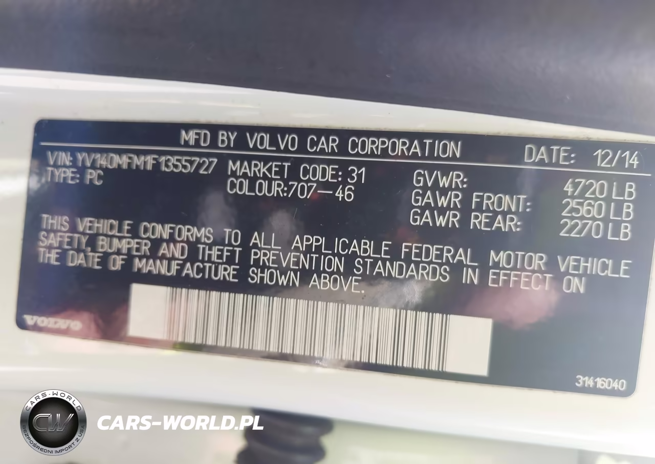 2015 Volvo S60 T5 Platinum VIN:YV140MFM1F1355727 - 9