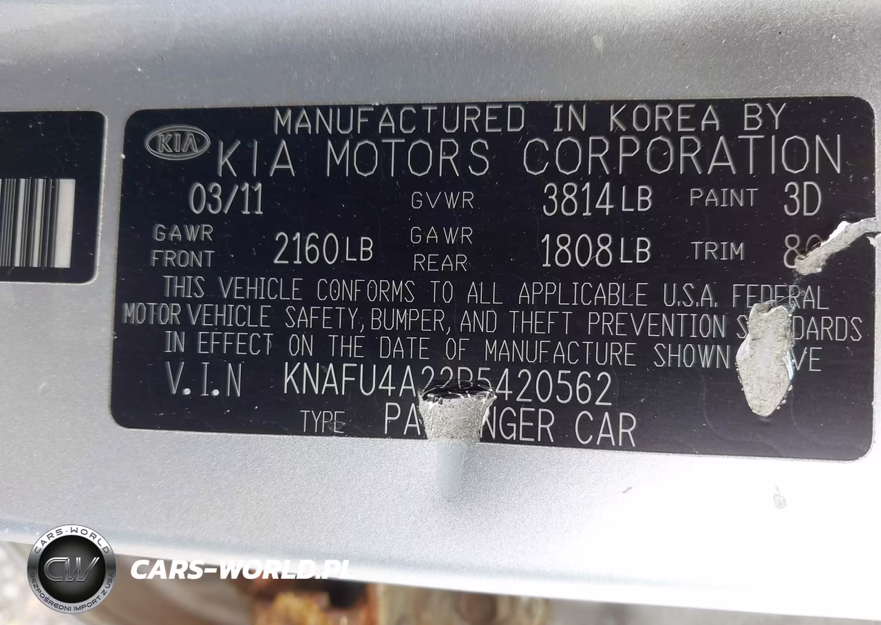 2011 Kia Forte Ex VIN:KNAFU4A22B5420562 - 9
