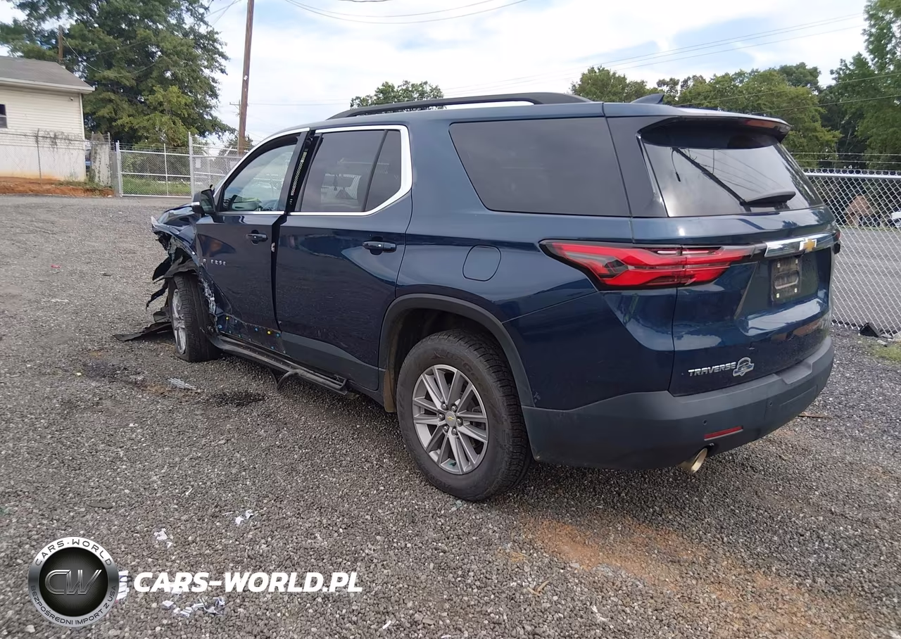 2022 Chevrolet Traverse Fwd Lt Cloth VIN:1GNERGKW2NJ133003 - 3