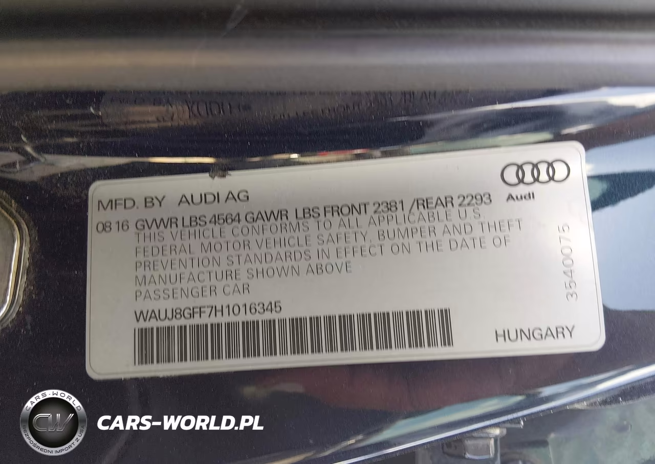 2017 Audi A3 Premium Plus VIN:WAUJ8GFF7H1016345 - 9