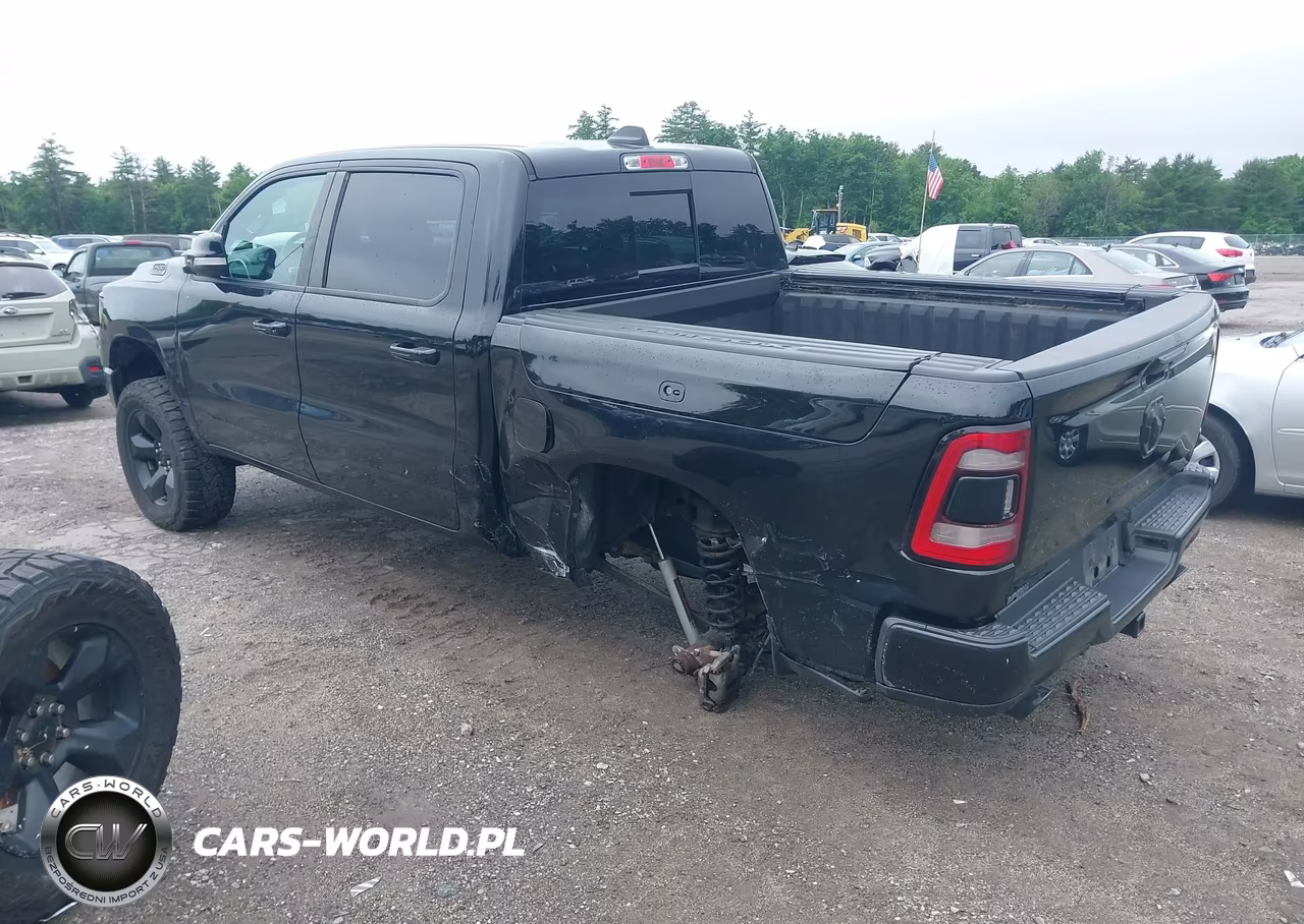 2019 Ram 1500 Big Horn-Lone Star 4X4 5'7 Box VIN:1C6SRFFT2KN732677 - 3