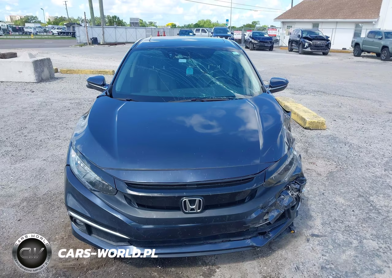2019 Honda Civic Touring VIN:JHMFC1F92KX002192 - 12