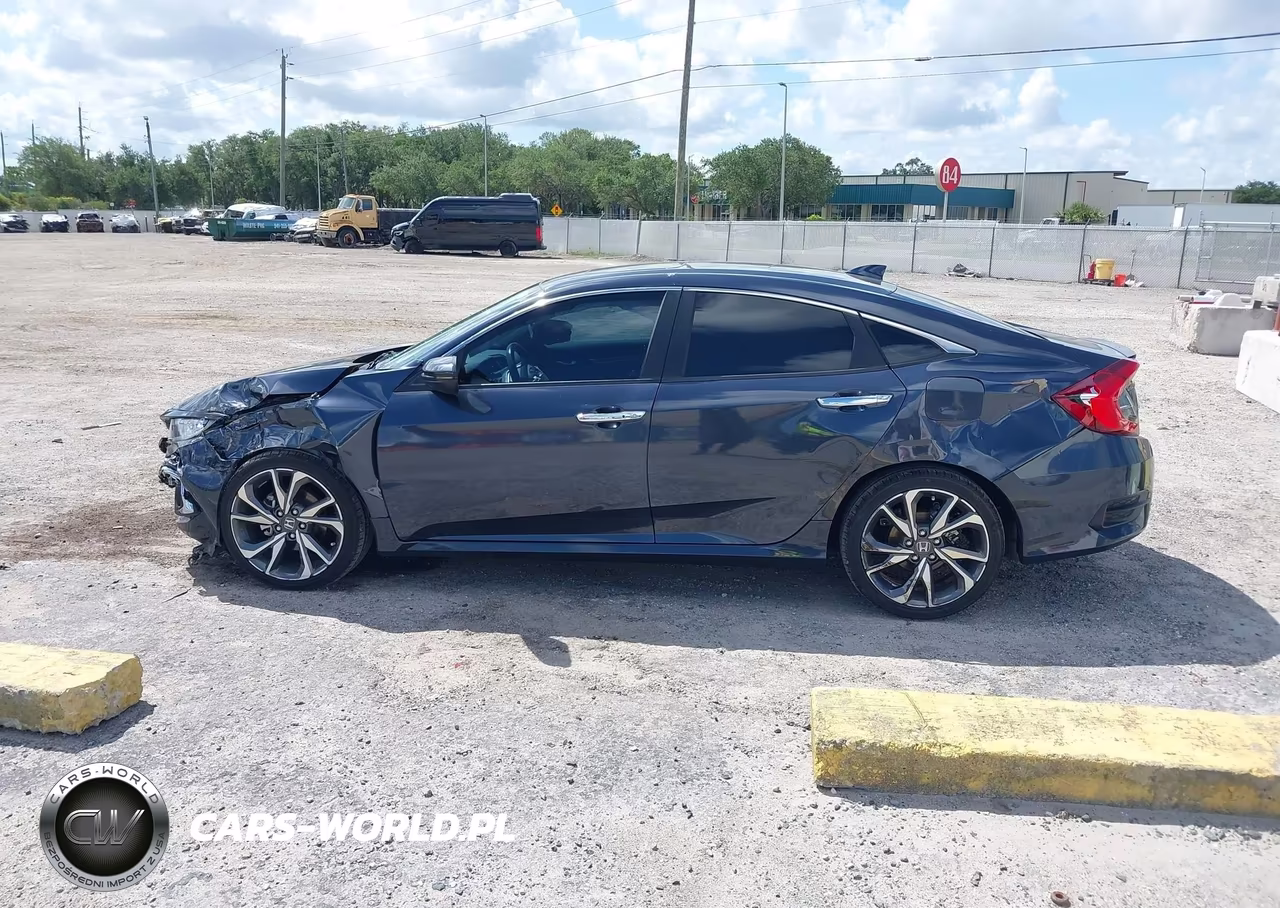 2019 Honda Civic Touring VIN:JHMFC1F92KX002192 - 14