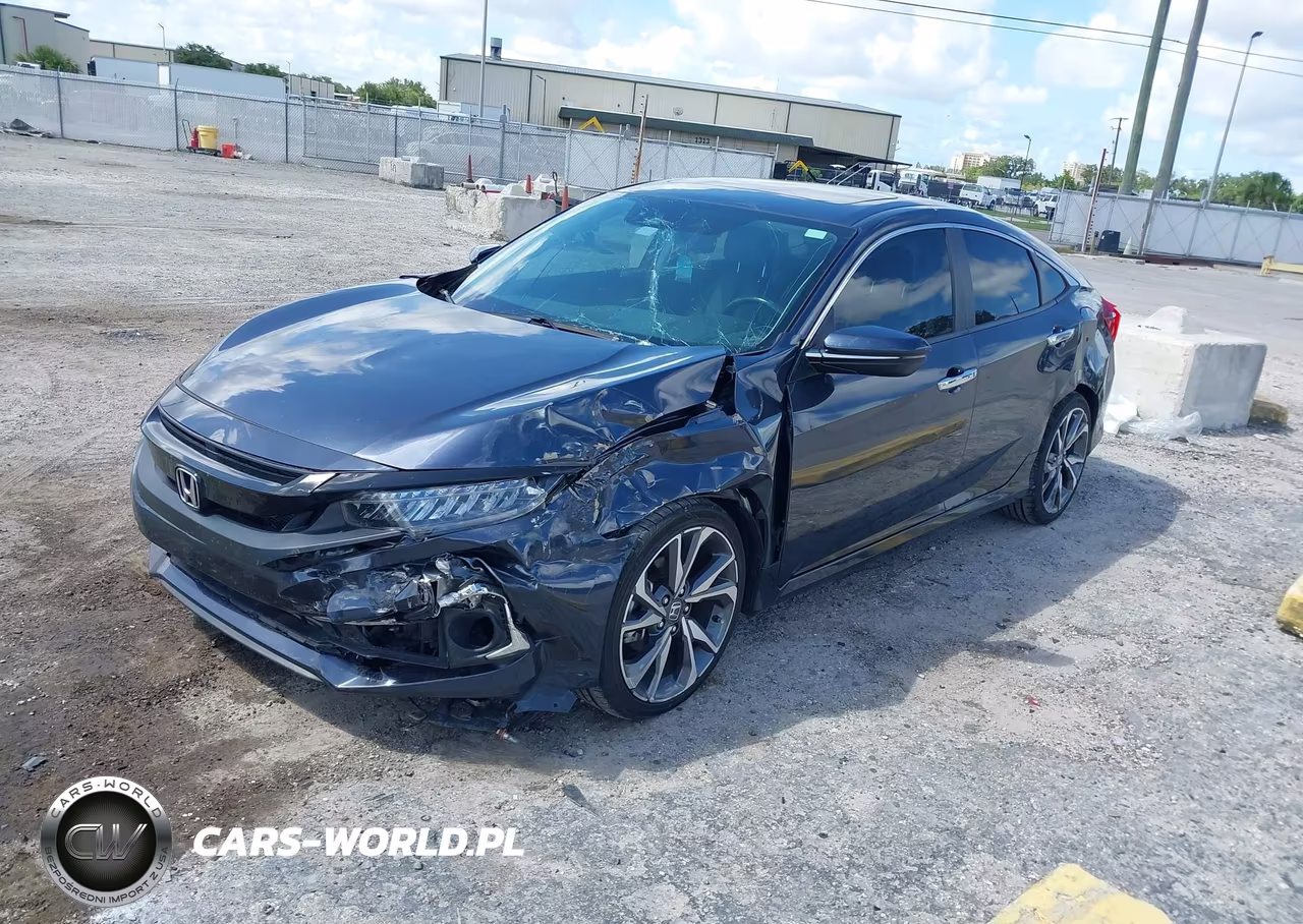 2019 Honda Civic Touring VIN:JHMFC1F92KX002192 - 2