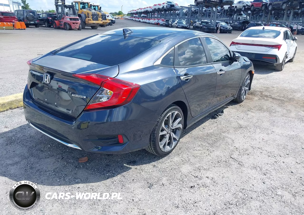 2019 Honda Civic Touring VIN:JHMFC1F92KX002192 - 4