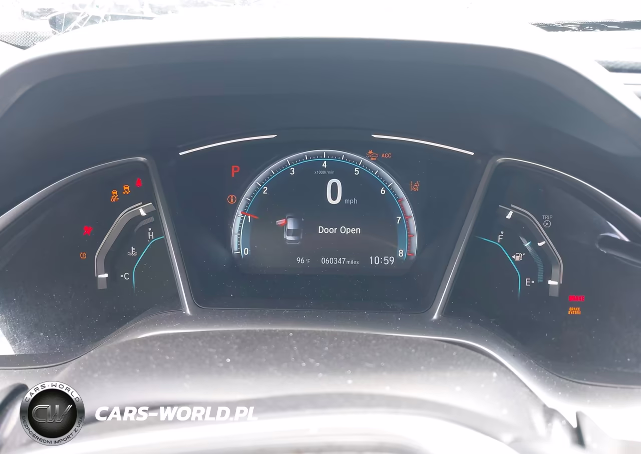 2019 Honda Civic Touring VIN:JHMFC1F92KX002192 - 7