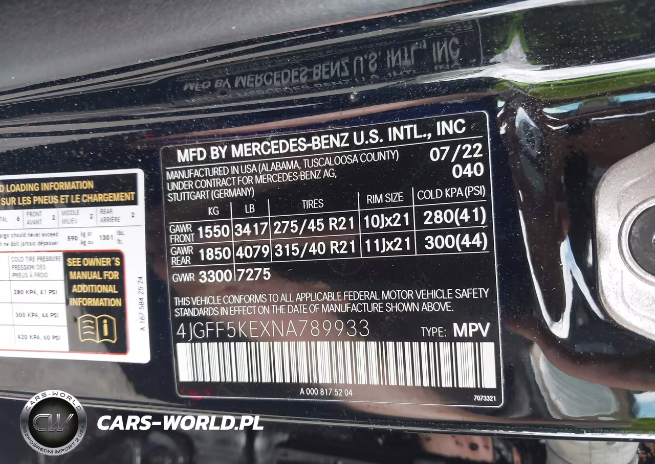 2022 Mercedes-Benz Gls 450 4Matic VIN:4JGFF5KEXNA789933 - 9