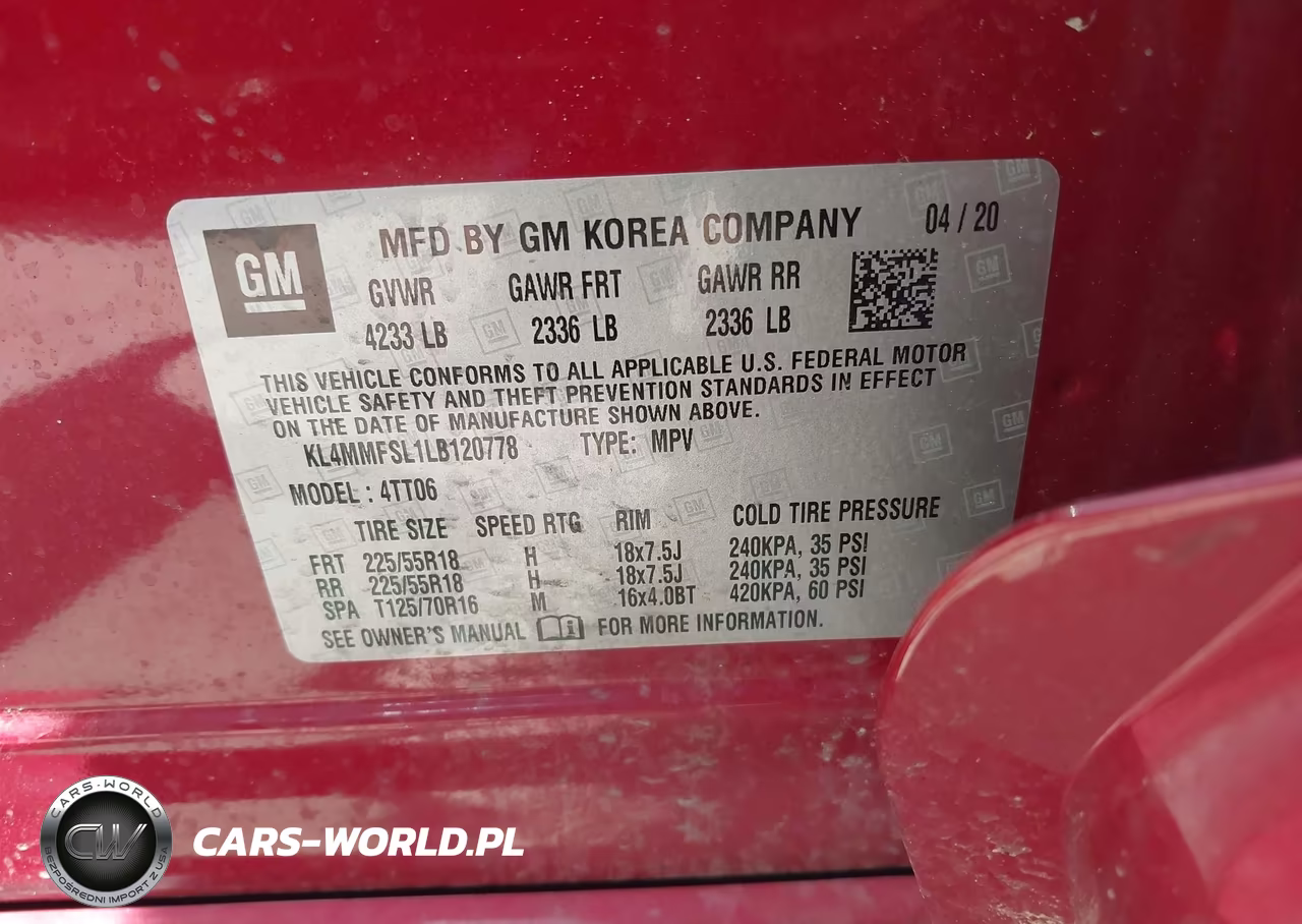 2020 Buick Encore Gx Fwd Essence VIN:KL4MMFSL1LB120778 - 9