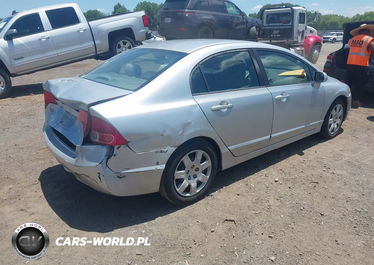 2008 Honda Civic Lx VIN:1HGFA16578L011539 - 4