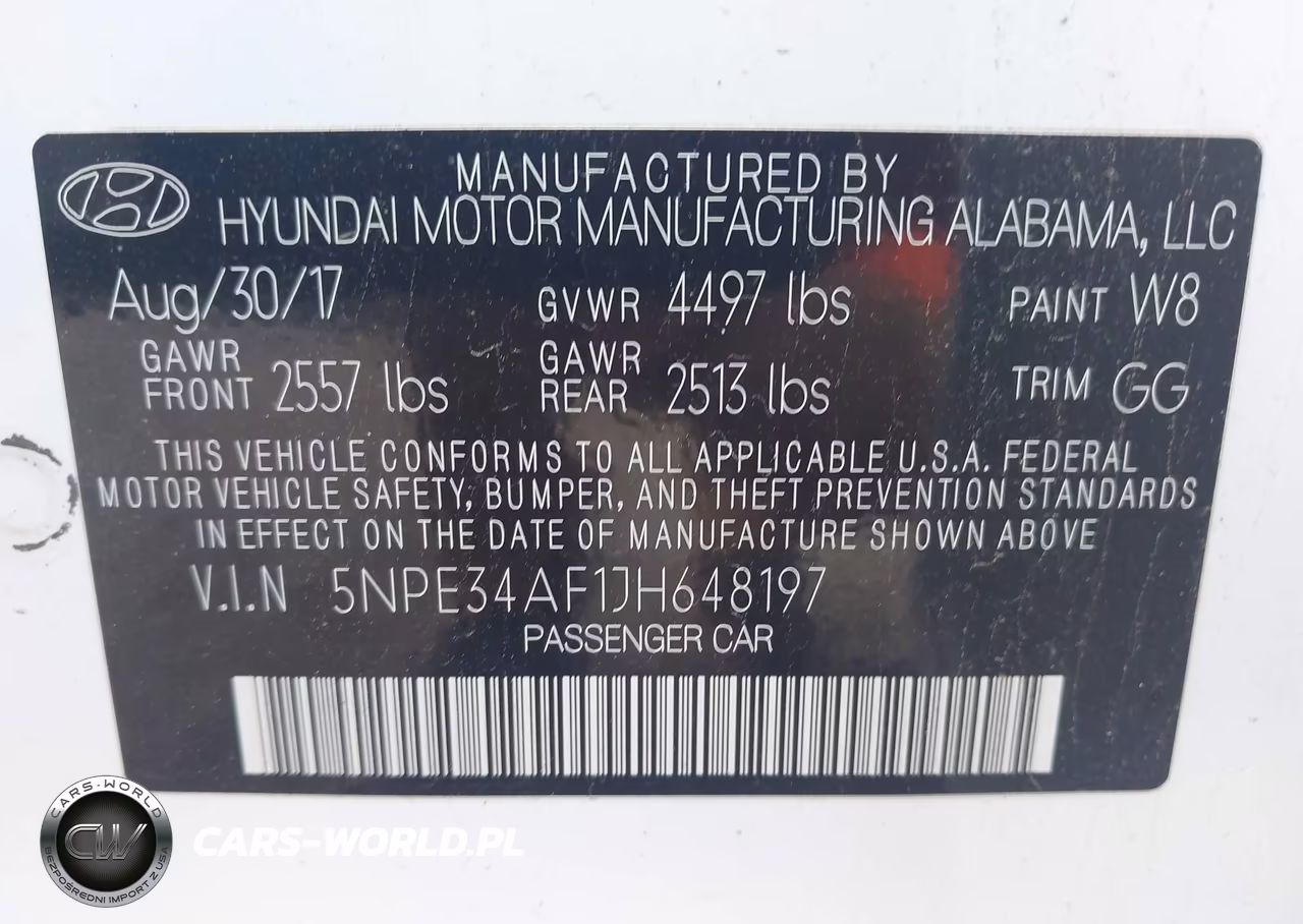 2018 Hyundai Sonata Sel VIN:5NPE34AF1JH648197 - 9