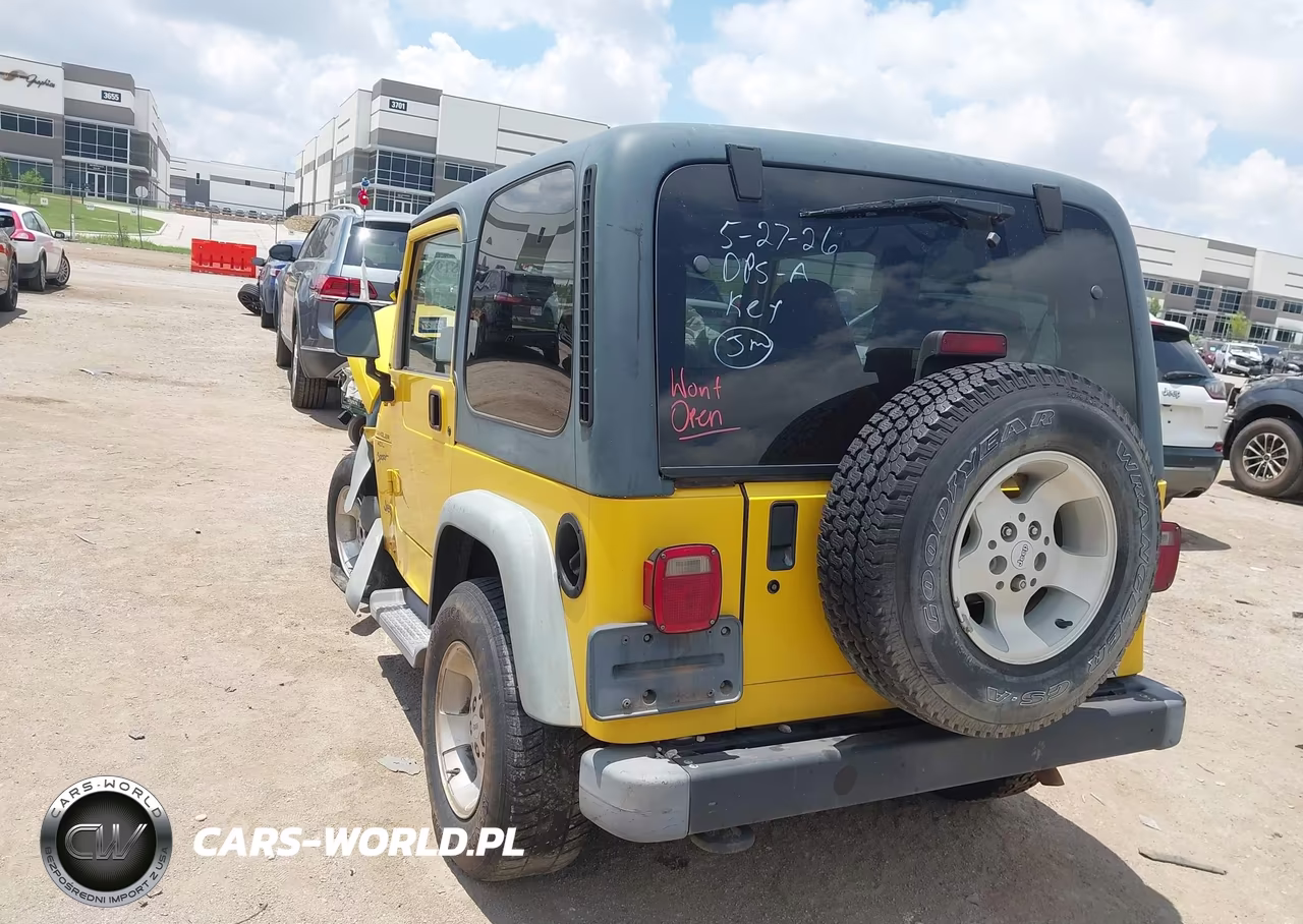 2001 Jeep Wrangler Sport VIN:1J4FA49S21P306607 - 3
