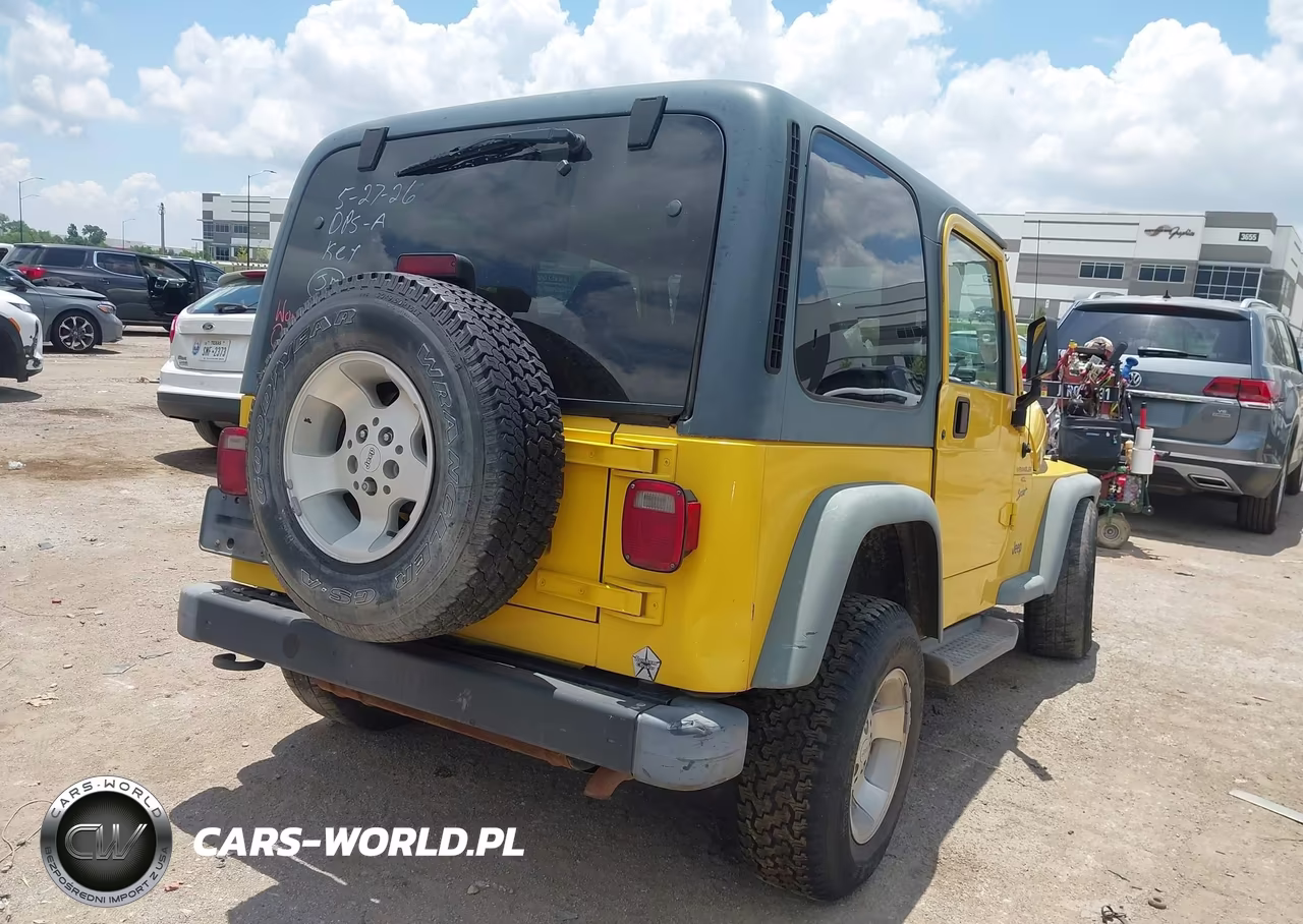 2001 Jeep Wrangler Sport VIN:1J4FA49S21P306607 - 4