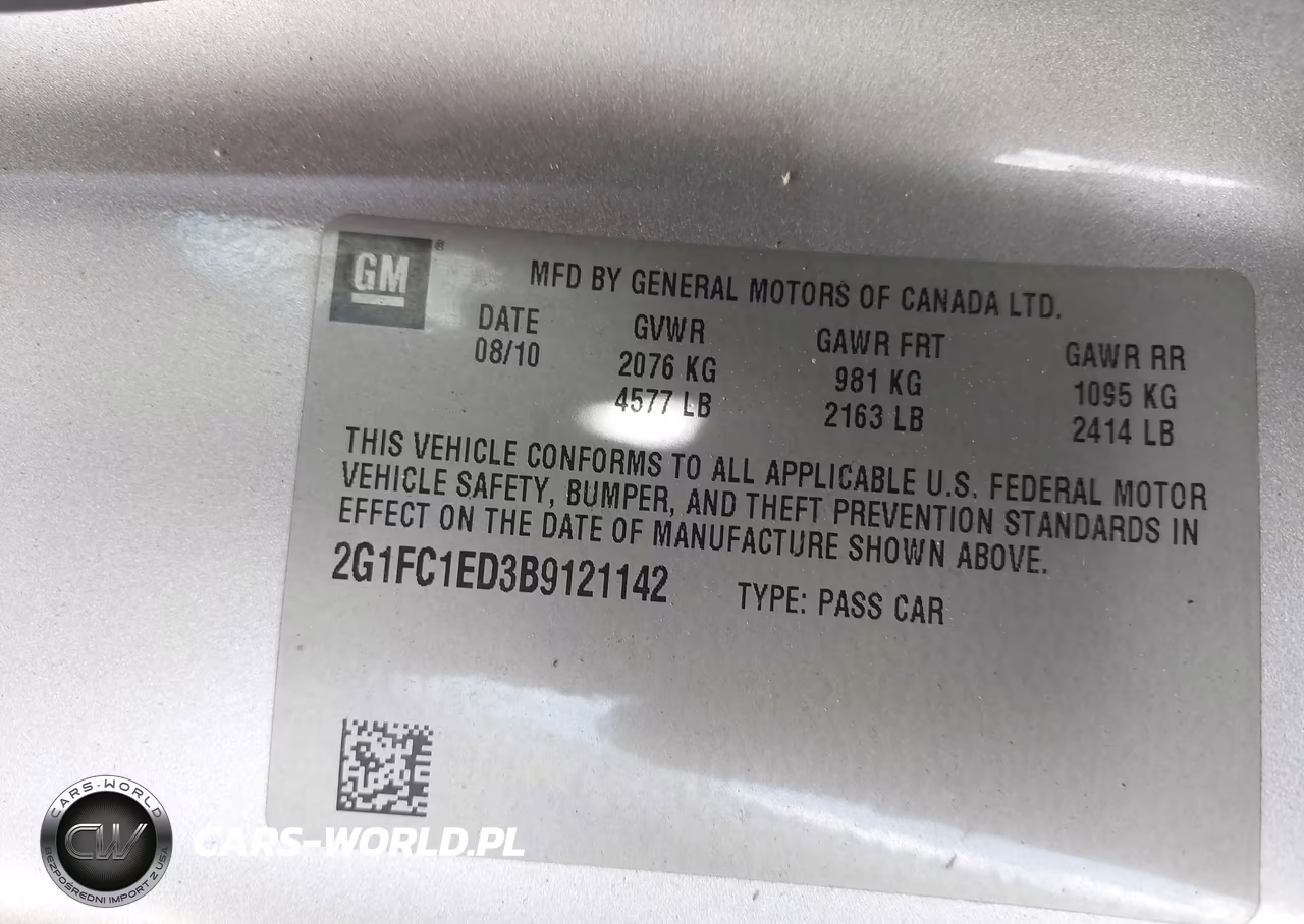 2011 Chevrolet Camaro 2Lt VIN:2G1FC1ED3B9121142 - 9