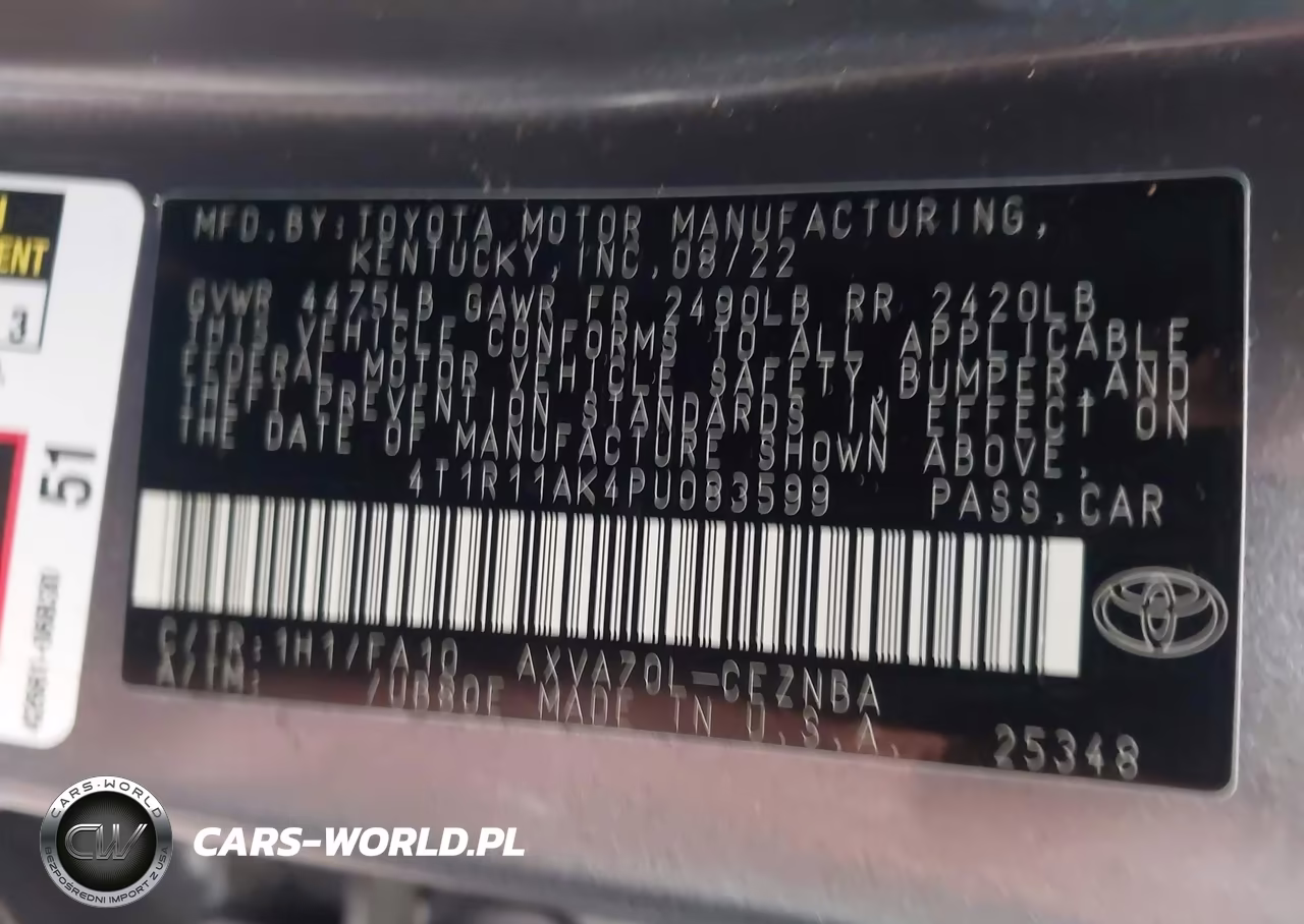 2023 Toyota Camry Le VIN:4T1R11AK4PU083599 - 9