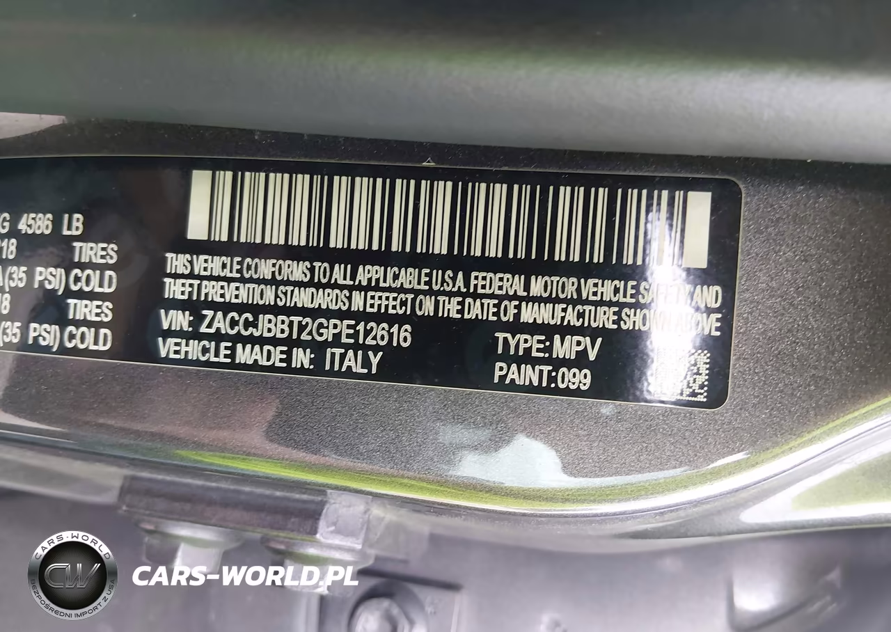 2016 Jeep Renegade Justice VIN:ZACCJBBT2GPE12616 - 9