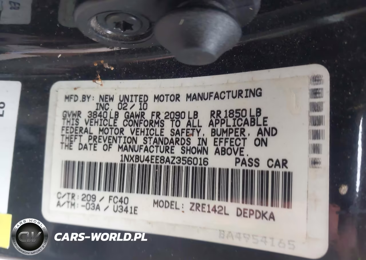 2010 Toyota Corolla Le VIN:1NXBU4EE8AZ356016 - 9