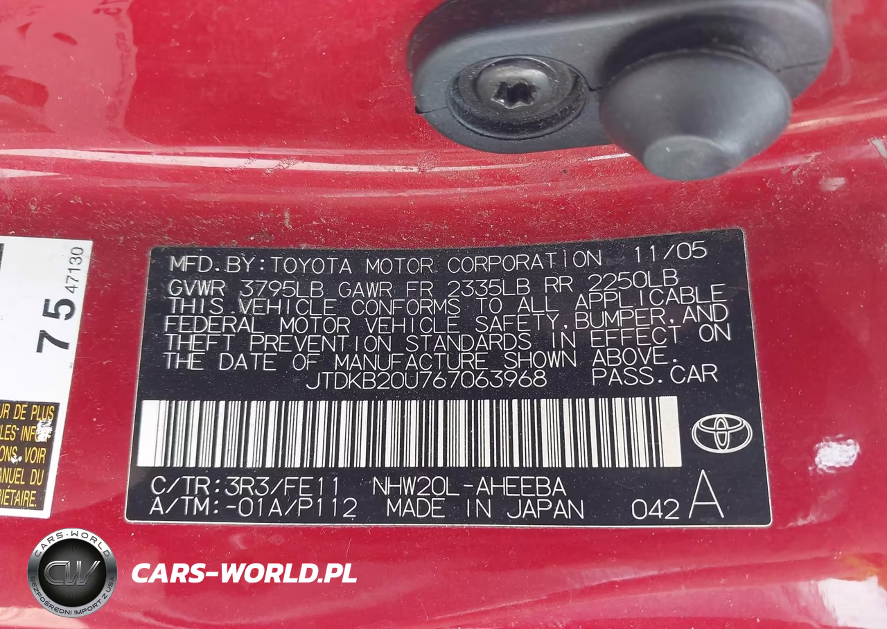 2006 Toyota Prius VIN:JTDKB20U767063968 - 9