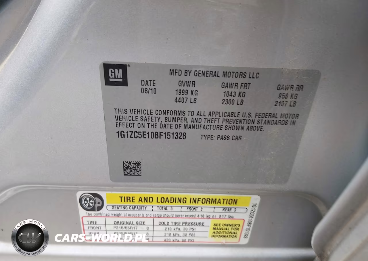 2011 Chevrolet Malibu 1Lt VIN:1G1ZC5E10BF151328 - 9