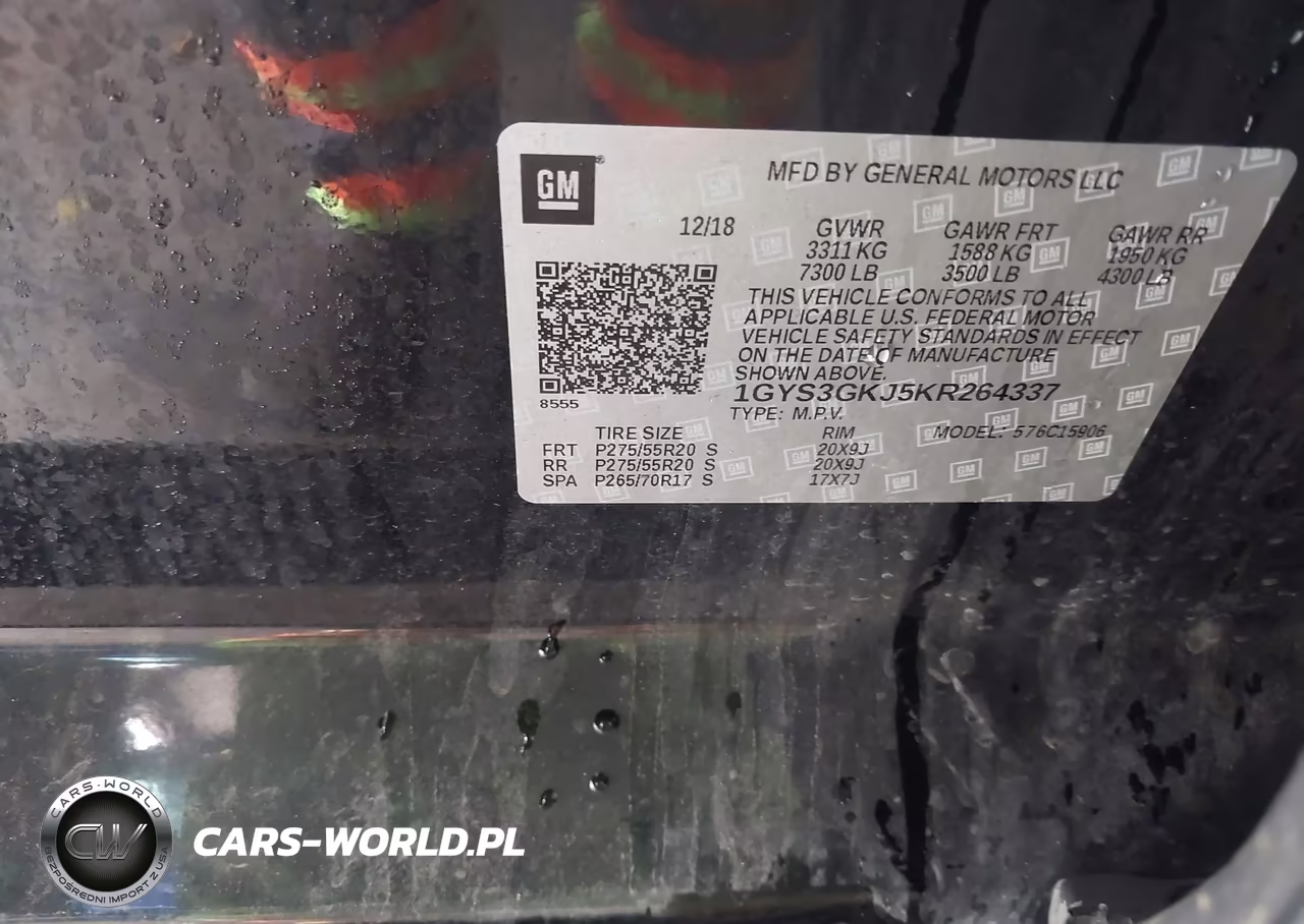 2019 Cadillac Escalade Esv Standard VIN:1GYS3GKJ5KR264337 - 9