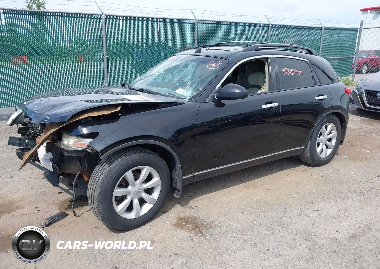 2004 Infiniti Fx35 VIN:JNRAS08WX4X223344 - 2