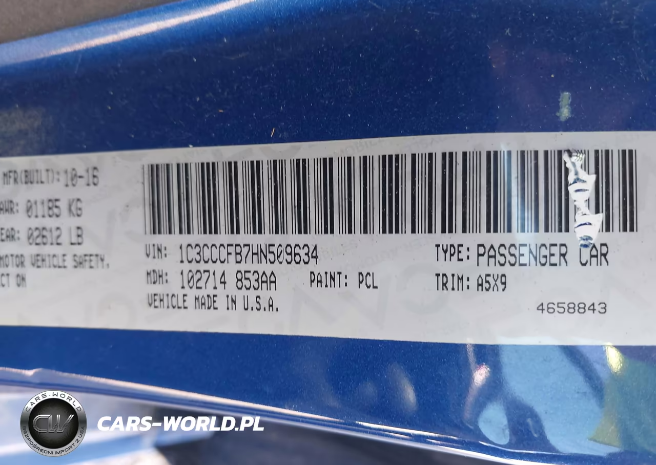 2017 Chrysler 200 Touring VIN:1C3CCCFB7HN509634 - 9