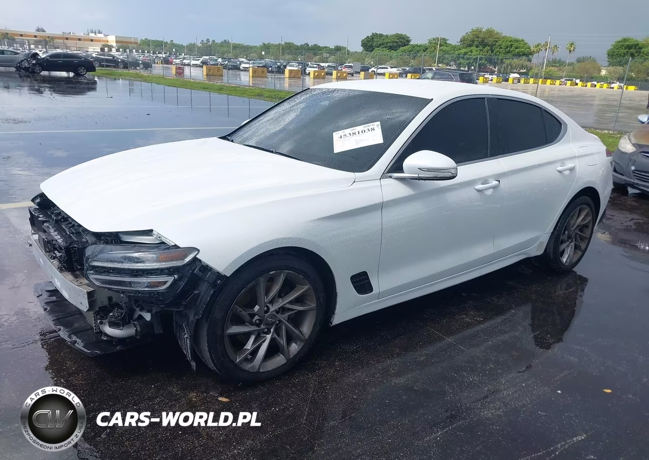 2022 Genesis G70 2.0T Rwd VIN:KMTG34TA8NU093305 - 2
