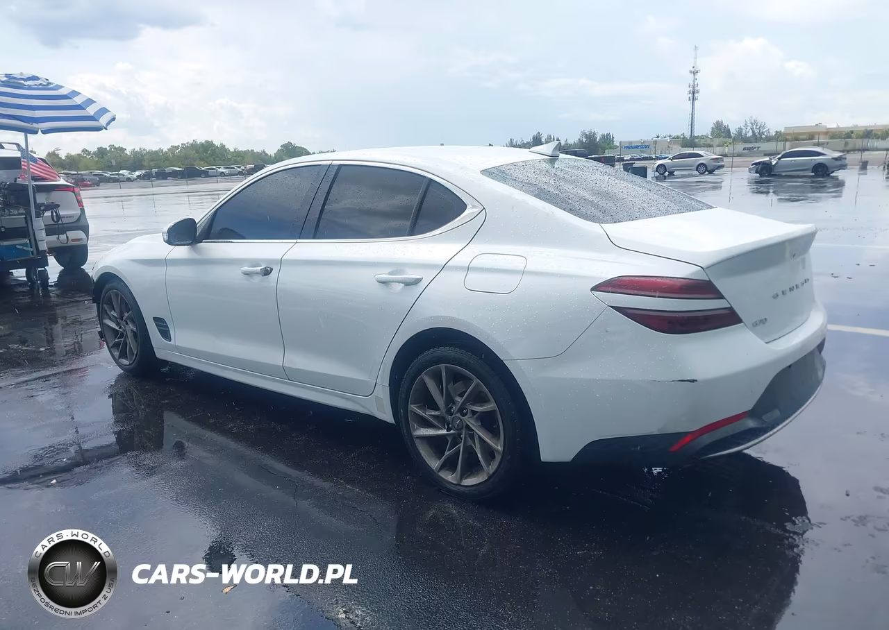 2022 Genesis G70 2.0T Rwd VIN:KMTG34TA8NU093305 - 3