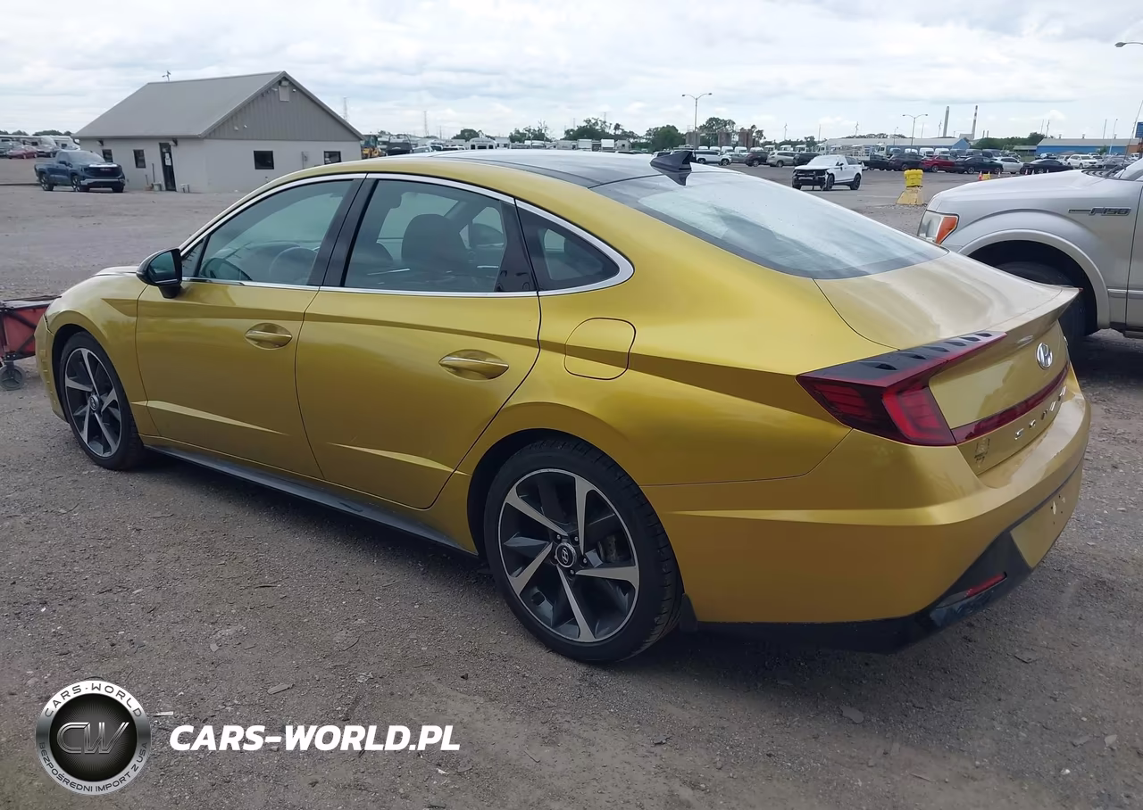 2021 Hyundai Sonata Sel Plus VIN:5NPEJ4J2XMH123856 - 3