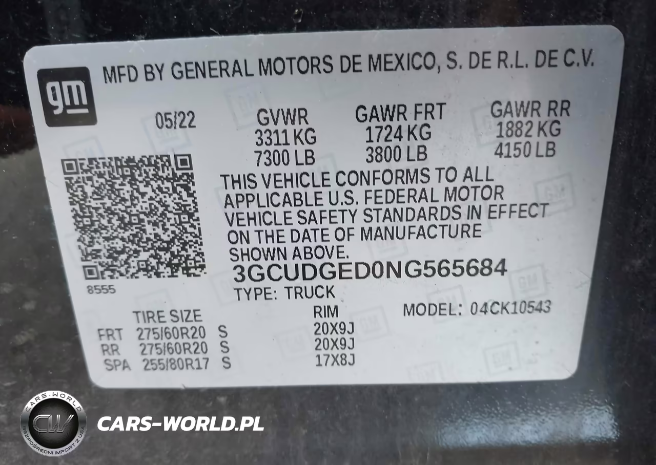 2022 Chevrolet Silverado 1500 VIN:3GCUDGED0NG565684 - 9