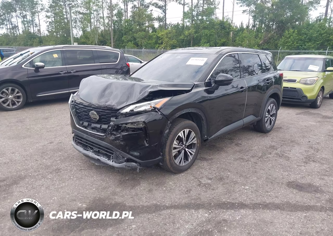 2021 Nissan Rogue Sv Fwd VIN:JN8AT3BA8MW007336 - 2