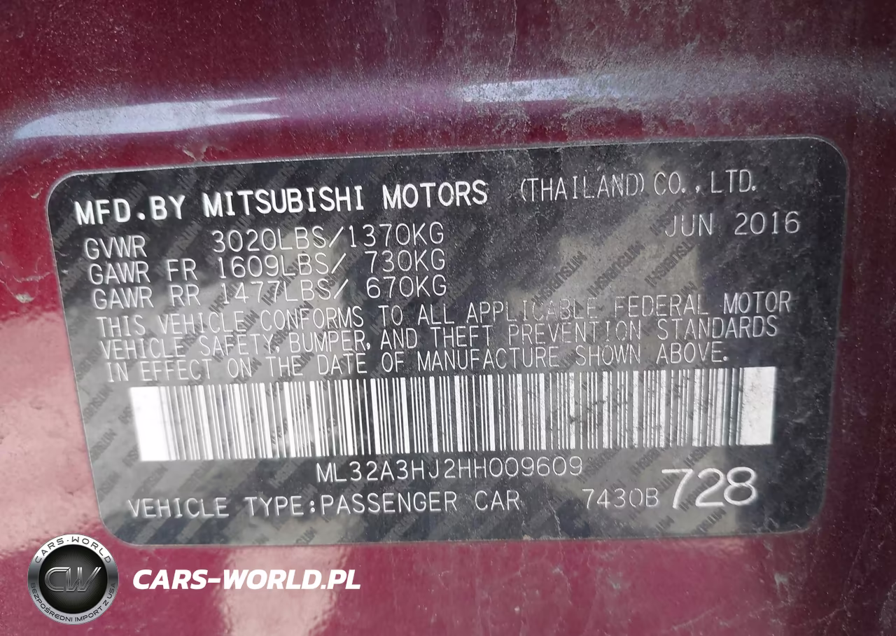 2017 Mitsubishi Mirage Es VIN:ML32A3HJ2HH009609 - 9