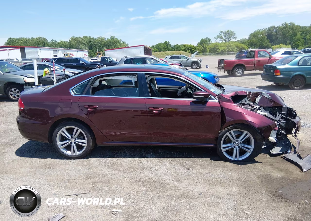 2014 Volkswagen Passat 2.0L Tdi Se VIN:1VWBN7A33EC098410 - 13