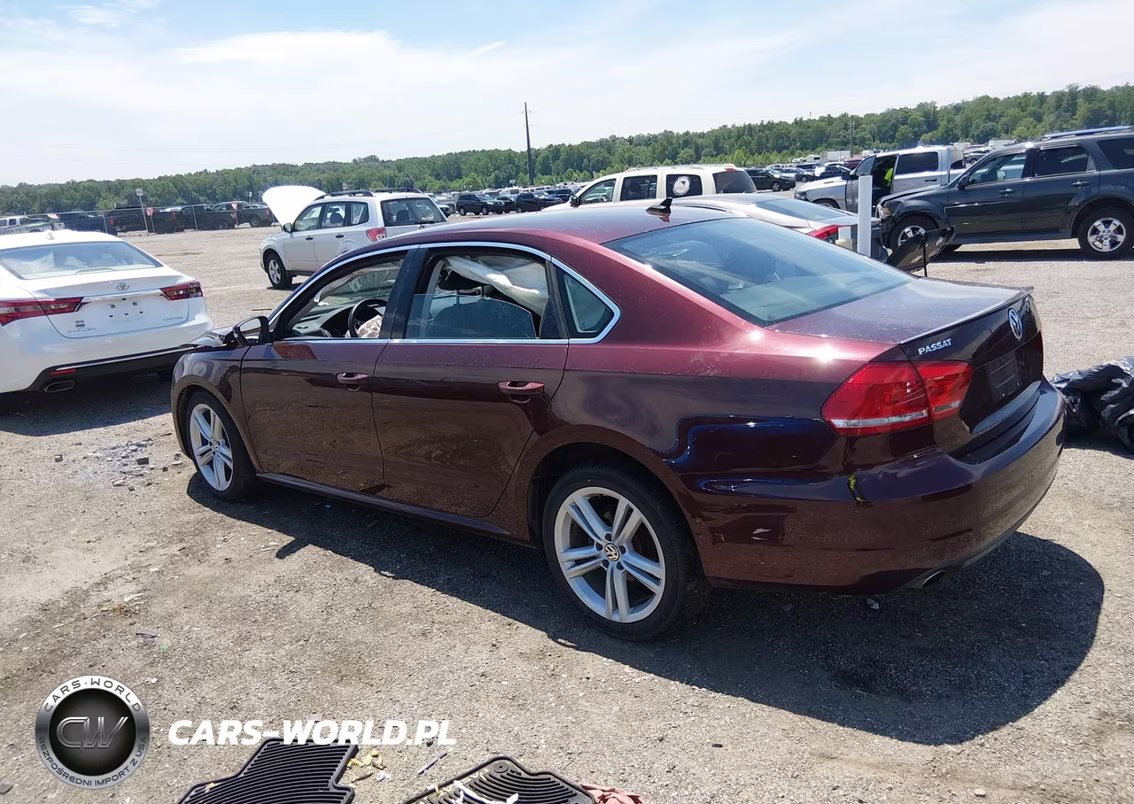 2014 Volkswagen Passat 2.0L Tdi Se VIN:1VWBN7A33EC098410 - 3