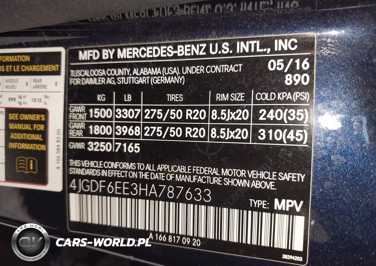 2017 Mercedes-Benz Gls 450 4Matic VIN:4JGDF6EE3HA787633 - 9