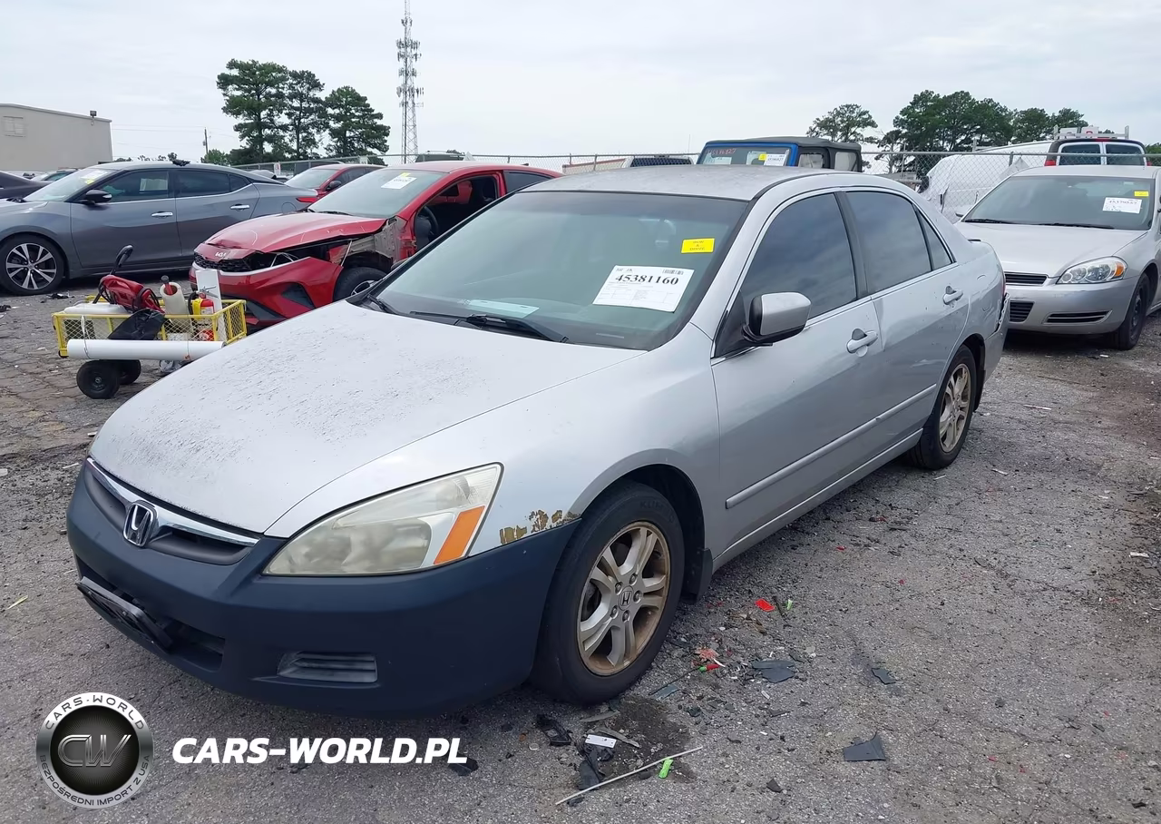 2007 Honda Accord 2.4 Se VIN:JHMCM56317C016568 - 2