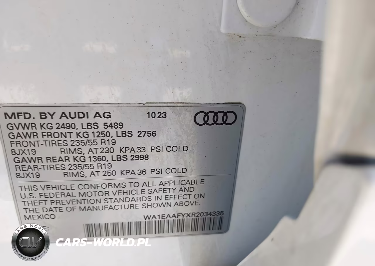 2024 Audi Q5 Premium Plus 45 Tfsi S Line Quattro VIN:WA1EAAFYXR2034335 - 9