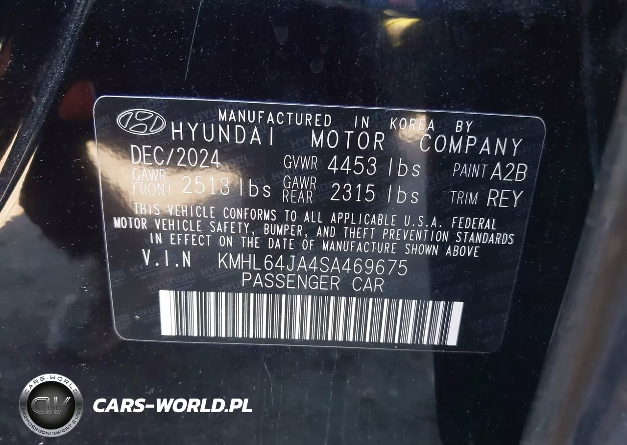2025 Hyundai Sonata Sel VIN:KMHL64JA4SA469675 - 9