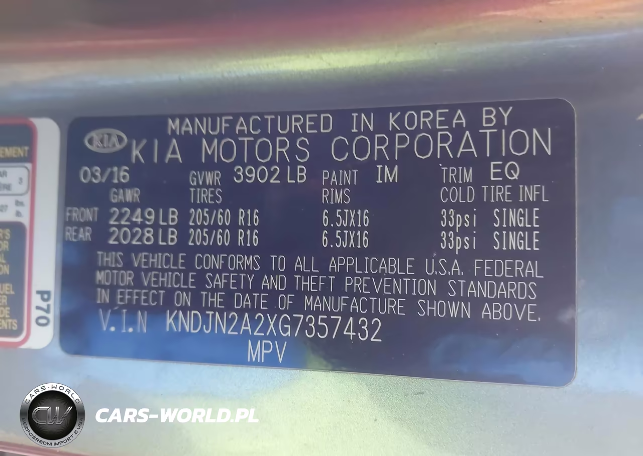 2016 Kia Soul VIN:KNDJN2A2XG7357432 - 9